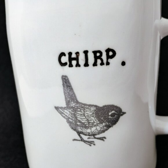 Rare Original Rae Dunn Magenta Chirp Mug, Vintage Collectible Bird Coffee Cup - Picture 2 of 6